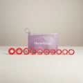Pet Grooming Ring Inserts | Coral Pink, Set of 10