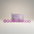 Pet Grooming Ring Inserts | Purple, Set of 10