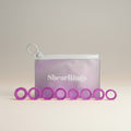 Hair Stylist Ring Inserts | Purple, Set of 8