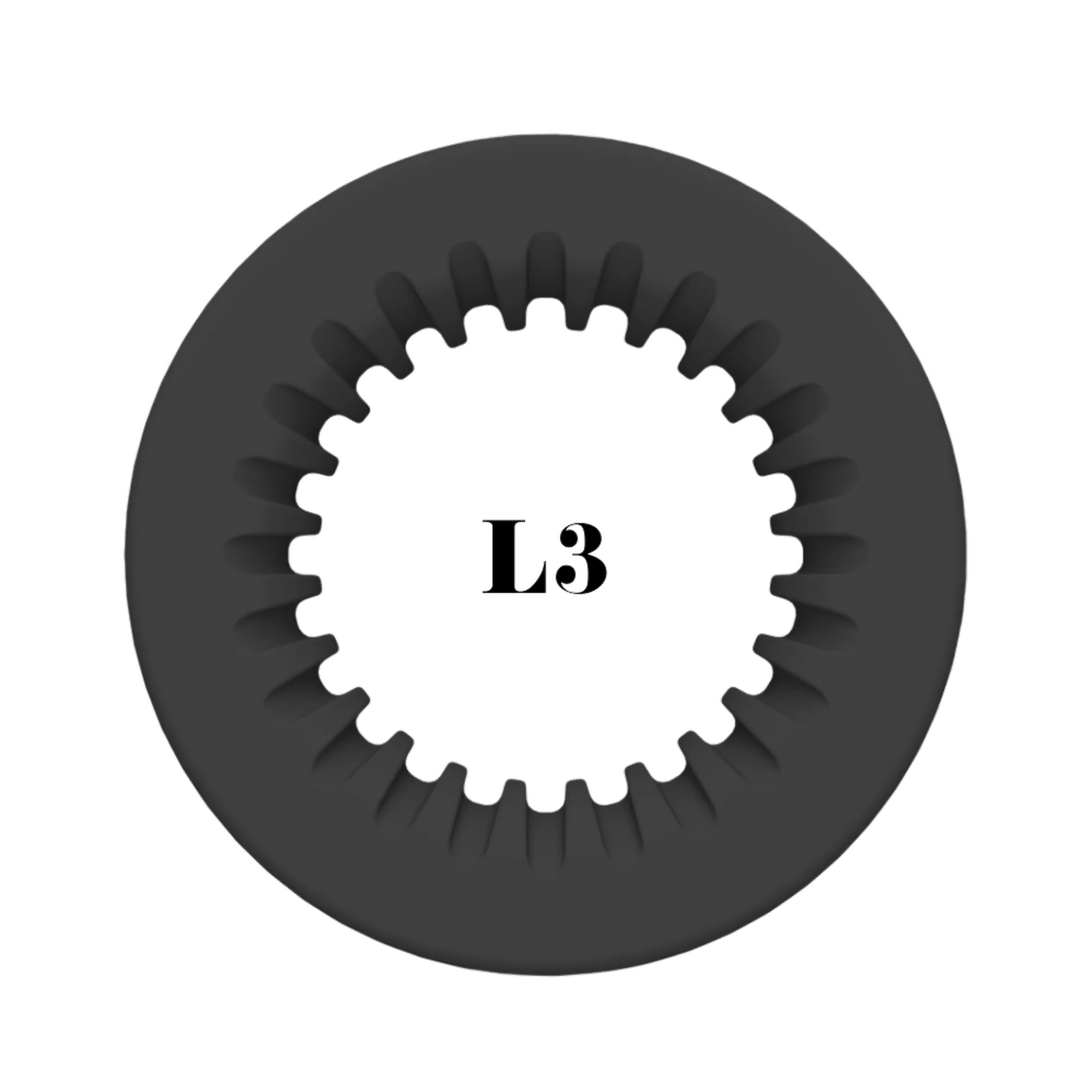 ShearRings | Black | L3