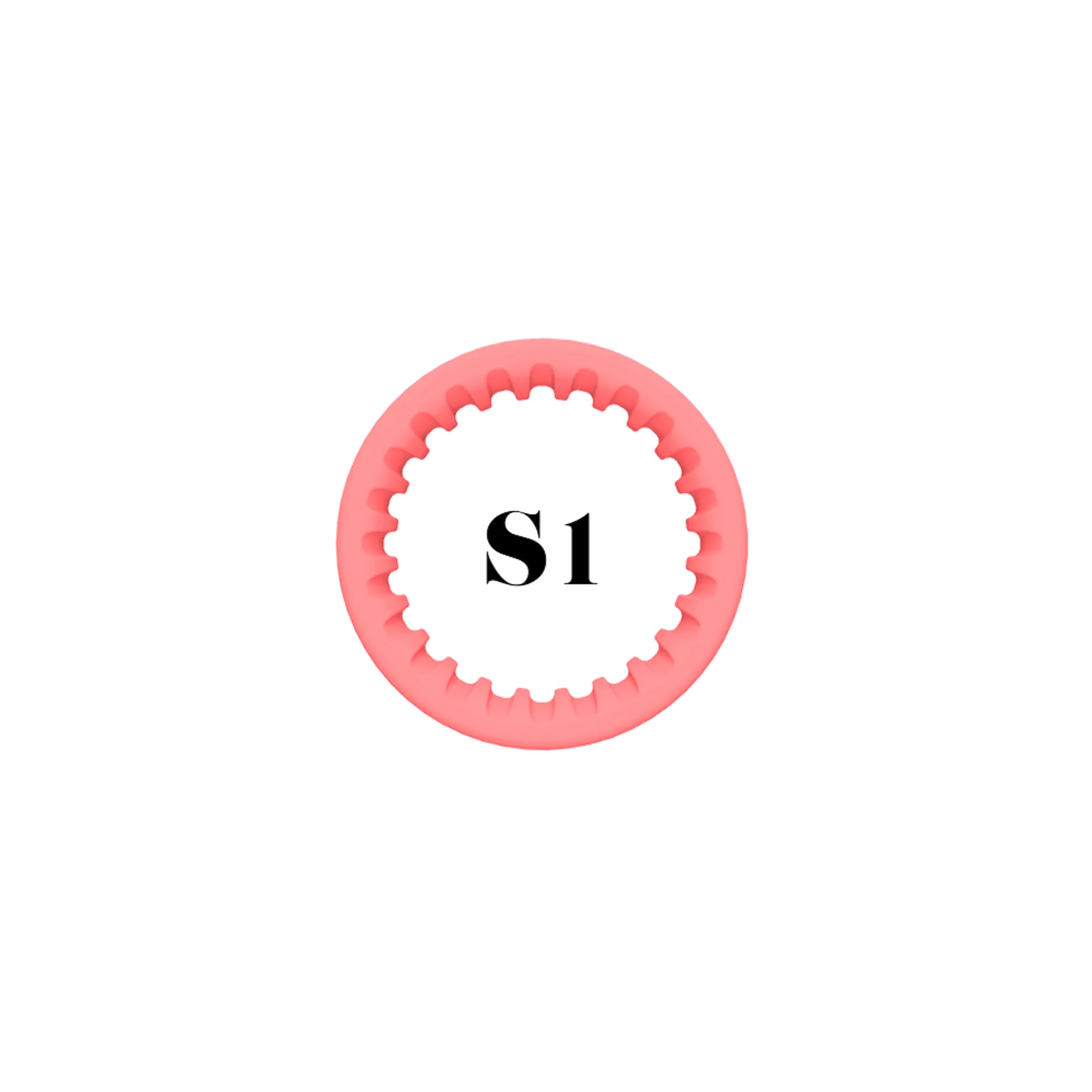 ShearRings | Coral Pink | S1